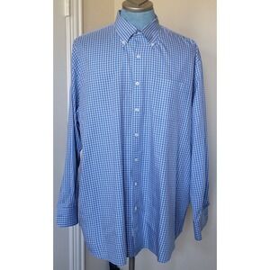 Peter Millar Mens Long Sleeve Shirt Size XXL Crown Soft‎ Cotton Multicolor A0033